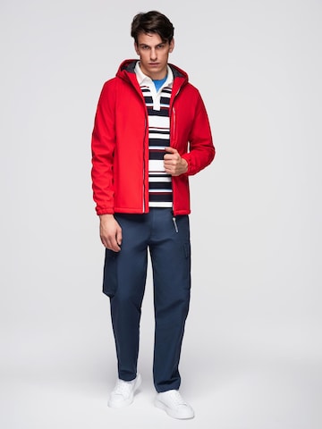 Ombre Between-Season Jacket in Red
