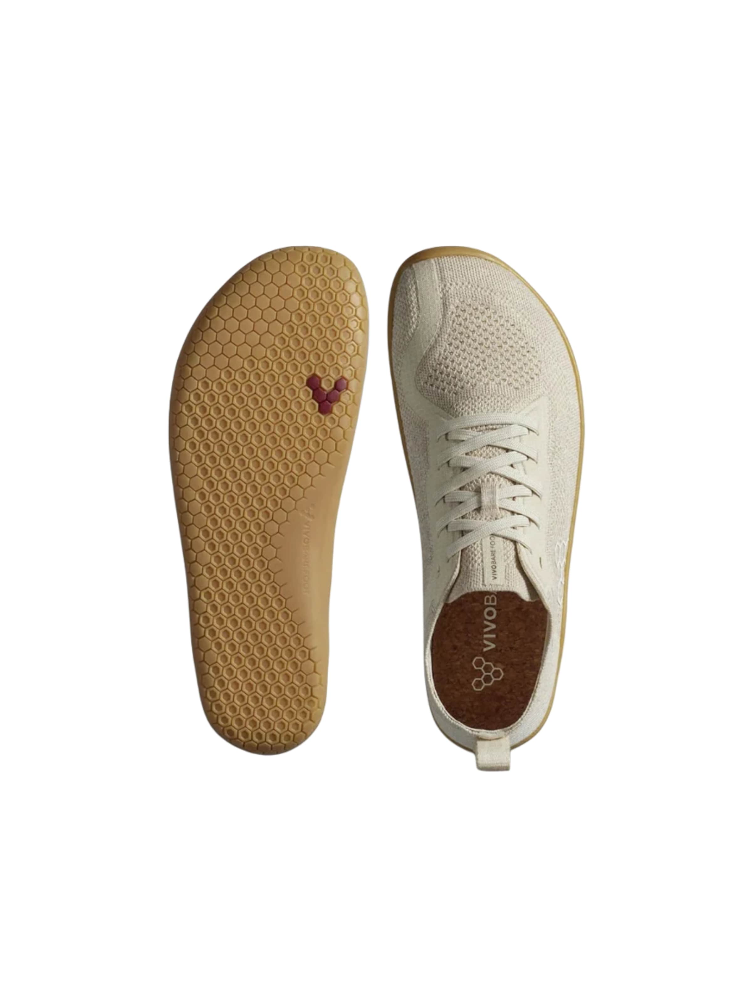 Vivo Barefoot - Zapatos bajos 'PRIMUS LITE KNIT NATURAL MENS' en blanco