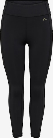 ONLY PLAY Skinny Workout Pants 'Obia' in Black: front