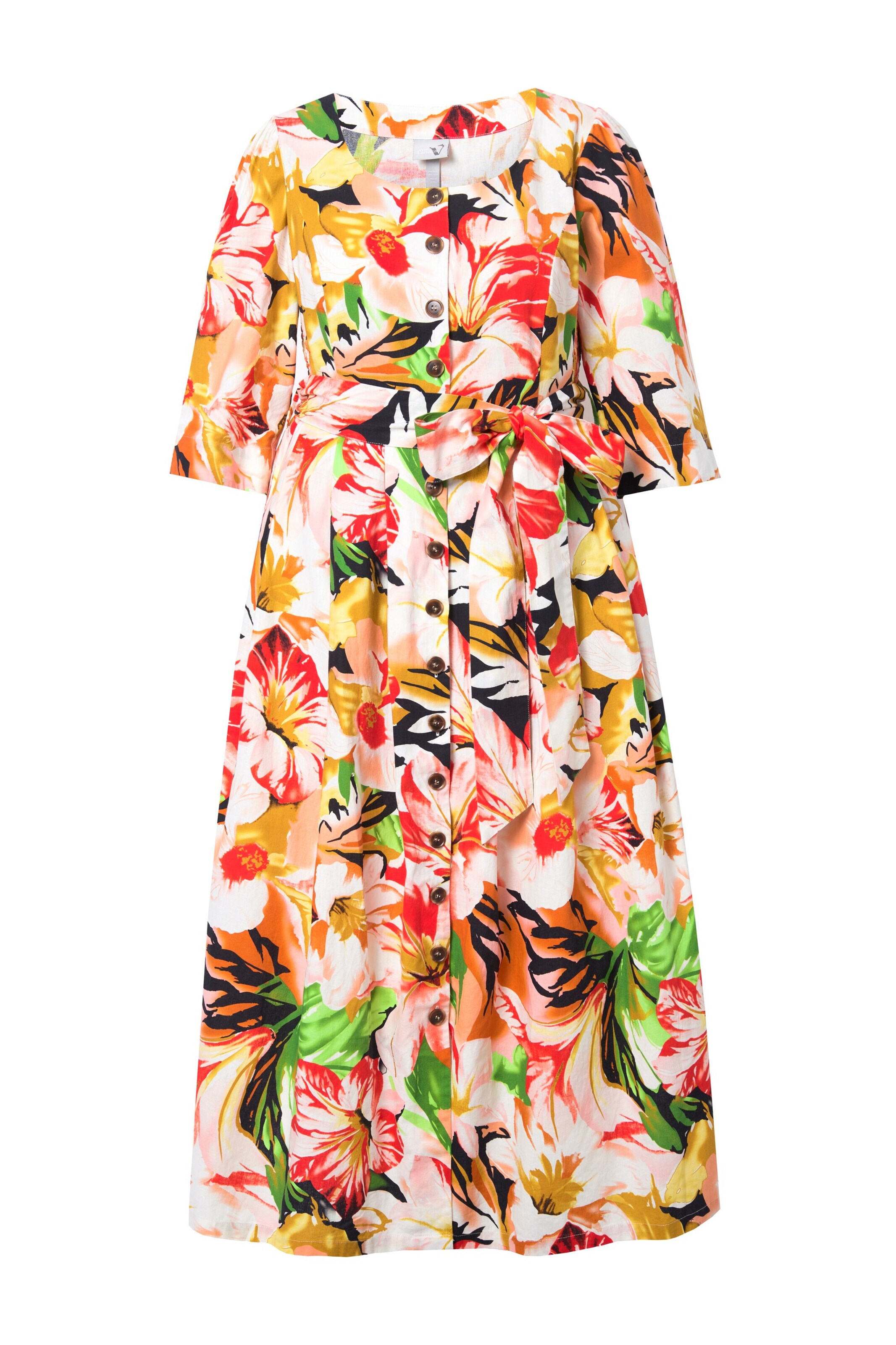 Robe-chemise Ulla Popken en mélange de couleurs : devant