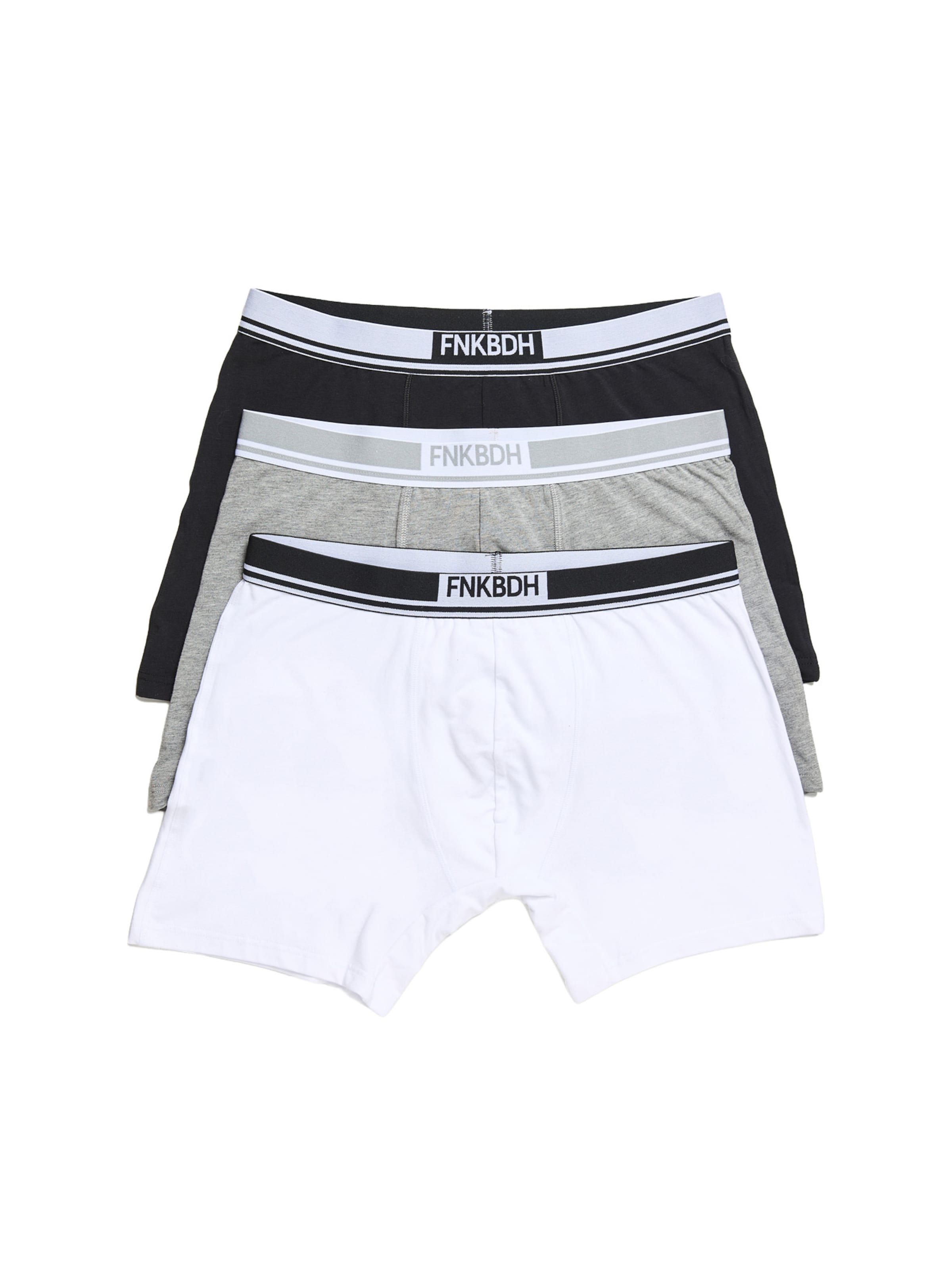 Funky Buddha Boxershorts i blandade färger: framsida