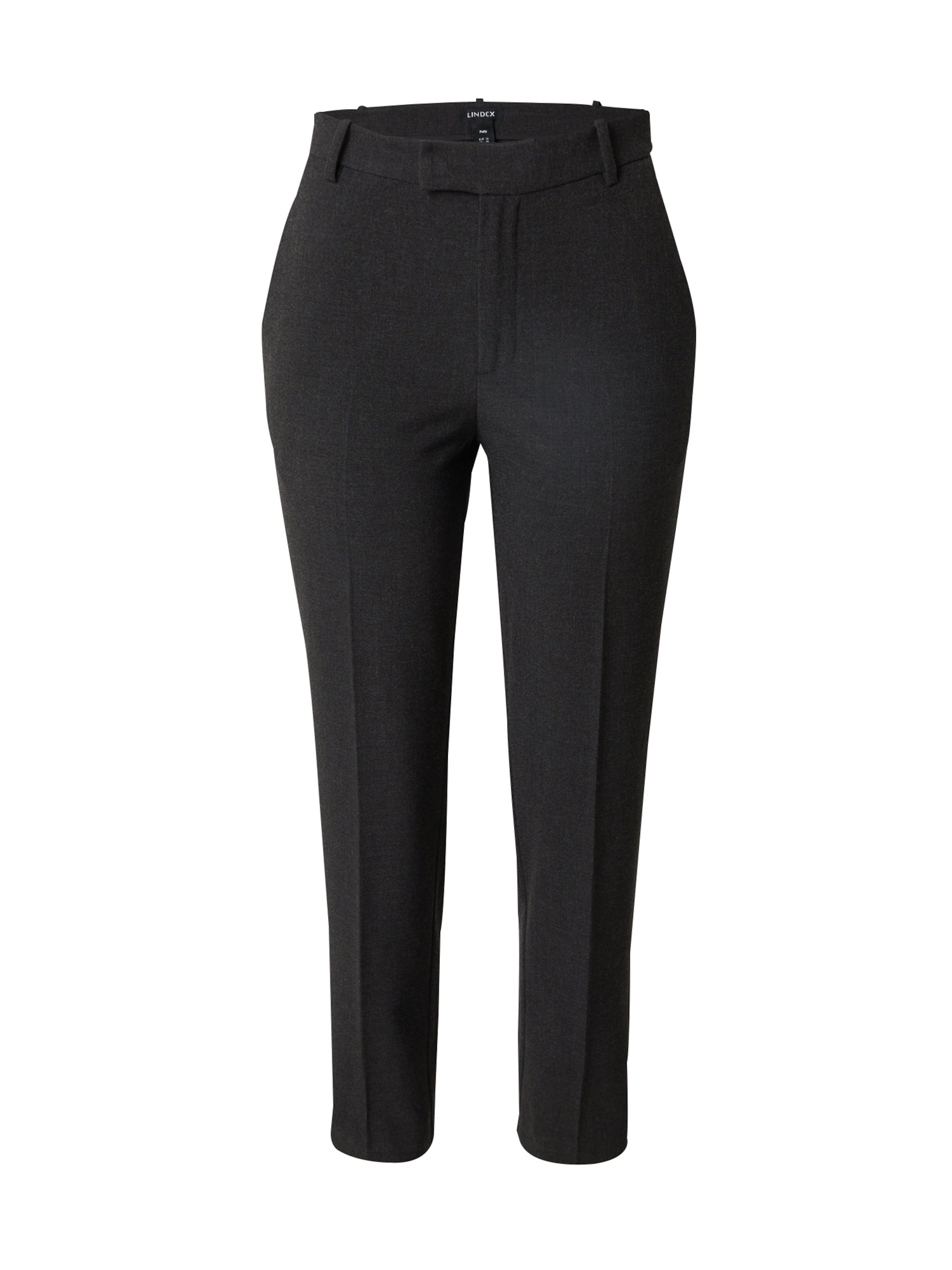 Lindex - regular Pantalón de pinzas 'Polly' en gris: frente