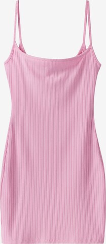 Bershka Summer Dress in Pink: front