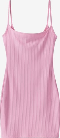 Bershka Letné šaty - ružová: predná strana