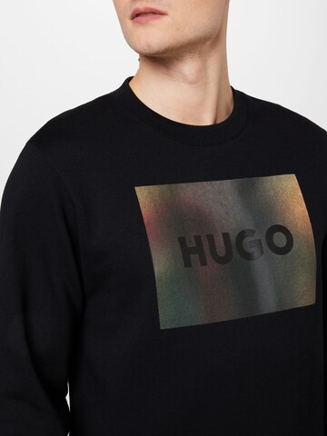 HUGO Red Sweatshirt 'Duragol' in Schwarz