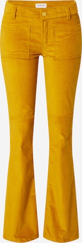 évasé Pantalon 'NEW MOLLY' Dondup en jaune : devant