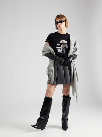 Karl Lagerfeld Koszulka 'Ikonik 2.0' w kolorze czarny