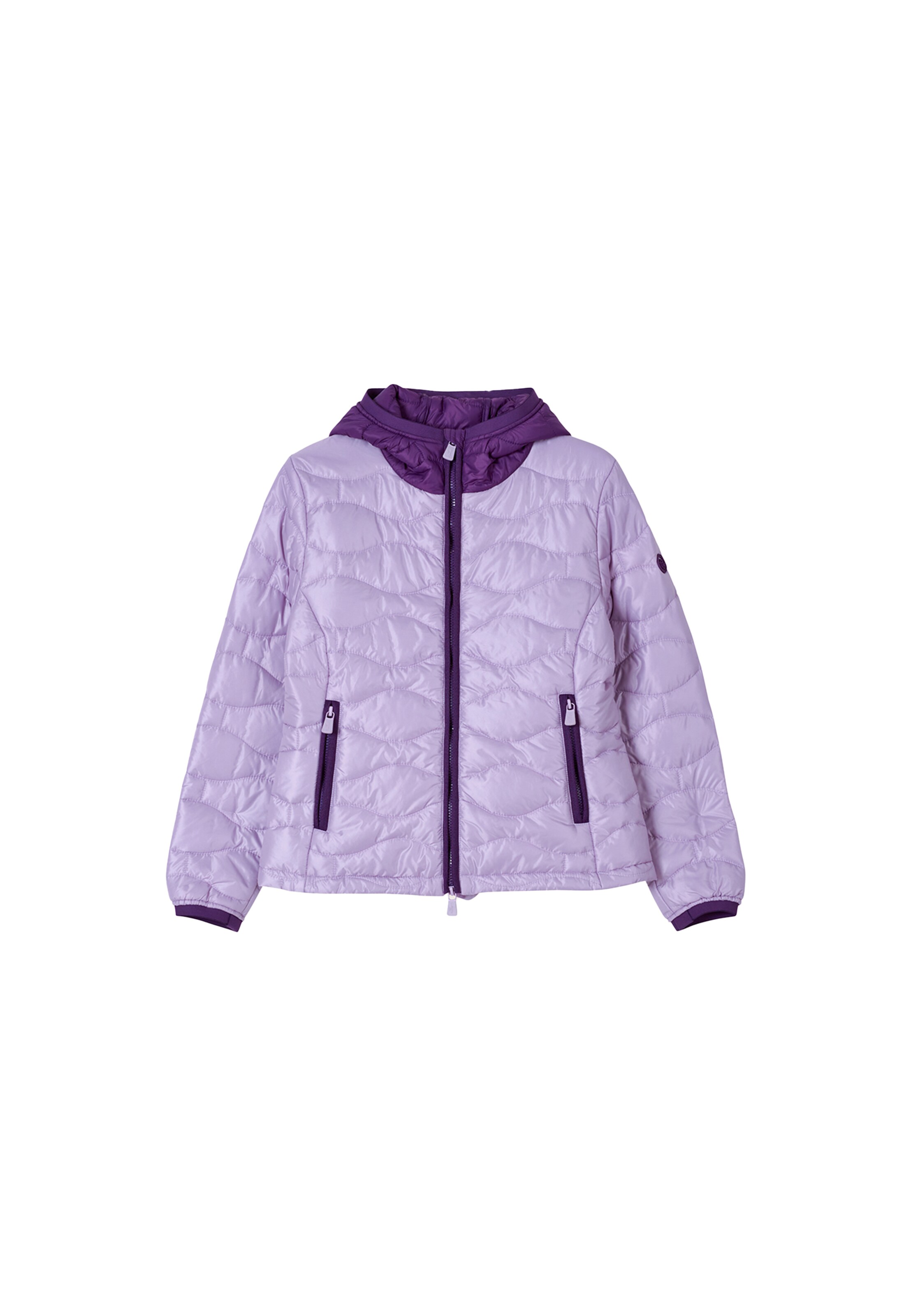 Giacca invernale 'PADDLE' di Camomilla Italia in lilla: frontale