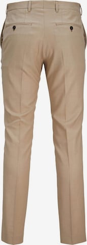 Coupe slim Pantalon à plis JACK & JONES en beige