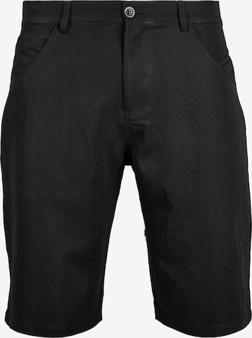 Urban Classics Regular Pants in Black: front