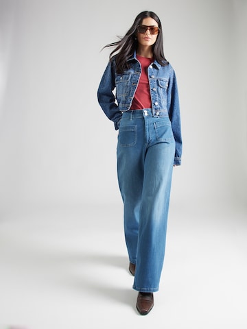 PIECES Tričko 'PCSIRENE' – červená