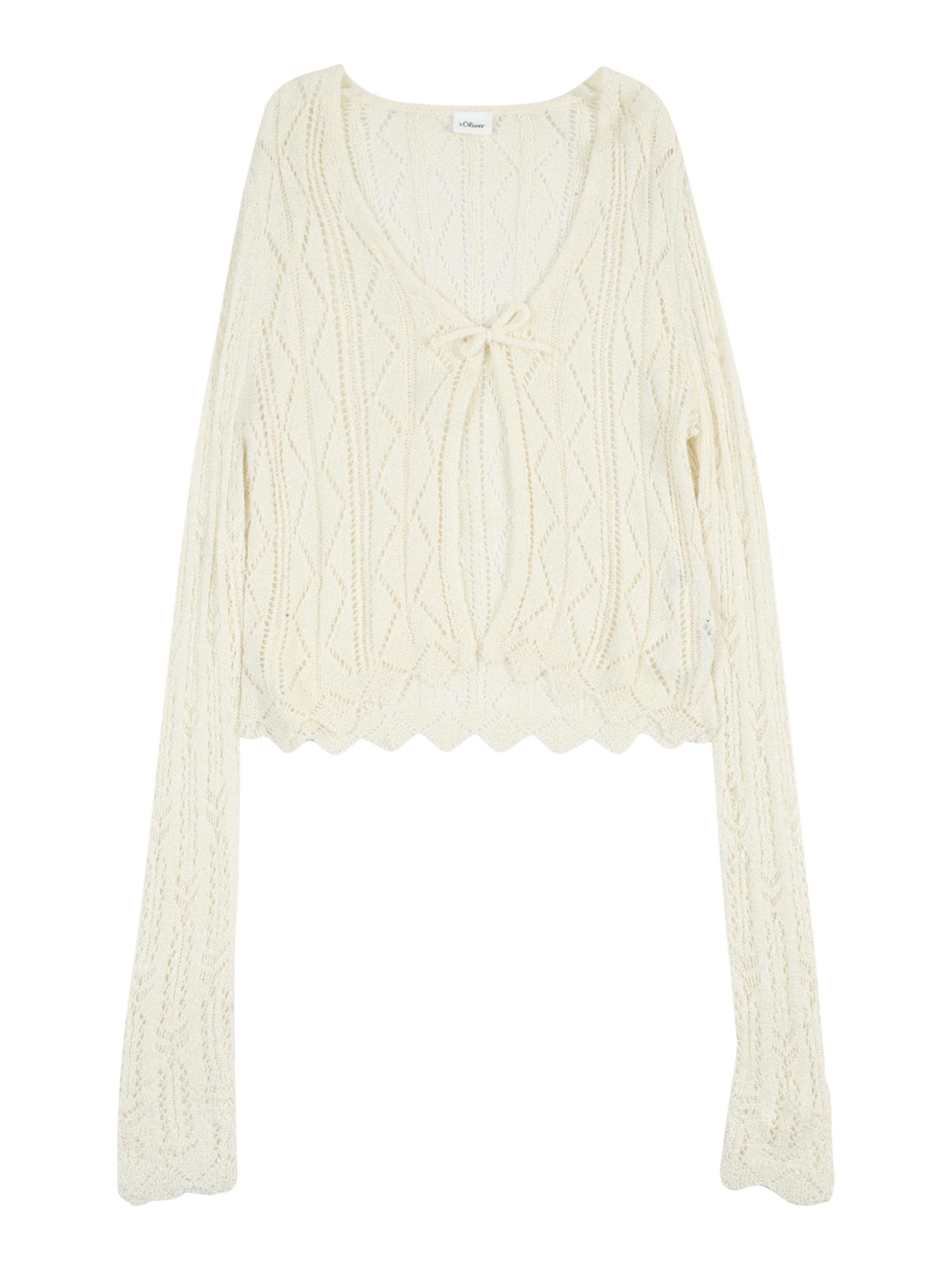 s.Oliver Neuletakki värissä beige: etupuoli