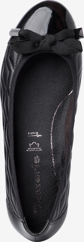 TAMARIS Ballet Flats in Black