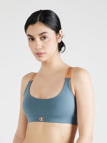 Champion Authentic Athletic Apparel Bustier Sport bh in Grijs: voorkant