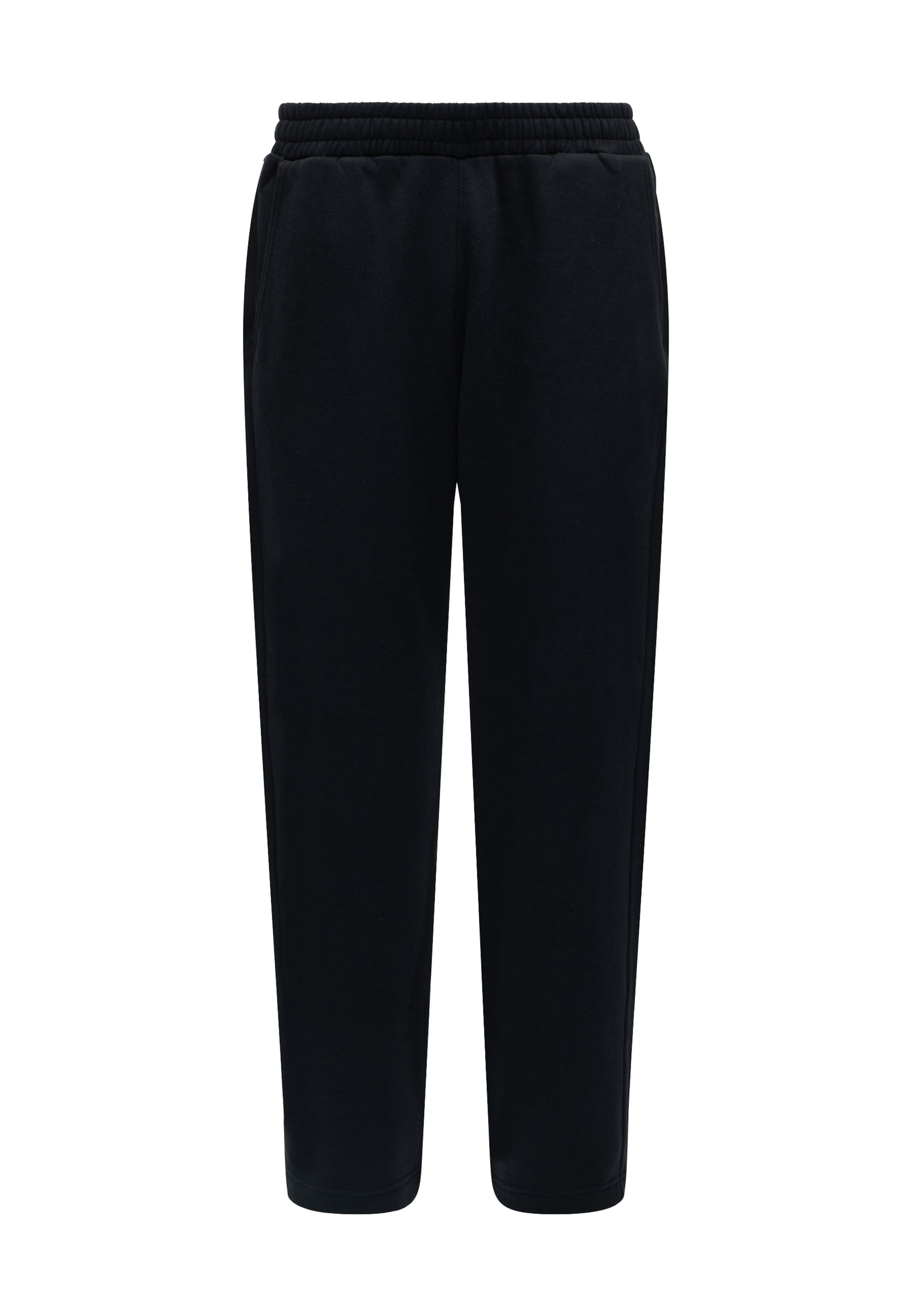 Baggy Pantalon HOLLISTER en noir : devant