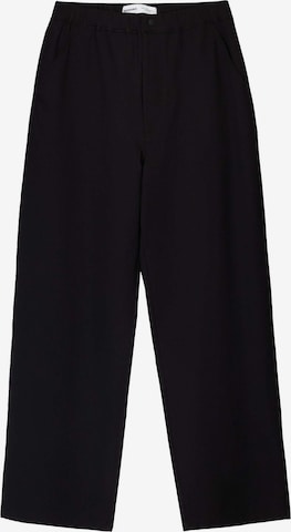 Bershka Loosefit Hose in Schwarz: Vorderseite
