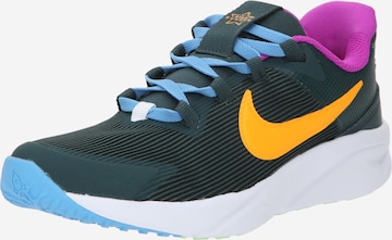 NIKE Спортивная обувь 'Star Runner 4' в Зеленый: спереди