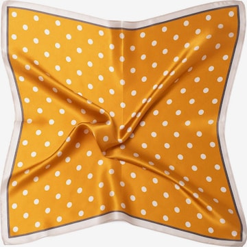 MayTree Scarf 'Seidentuch Punkte klein' in Gold: front