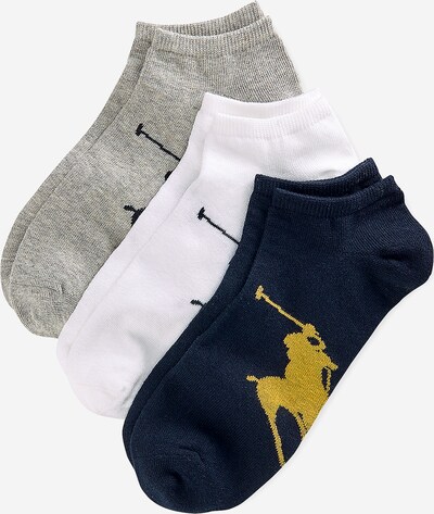 Polo Ralph Lauren Къси чорапи в сив меланж / черно / бяло, Преглед на продукта