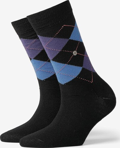 BURLINGTON Sokken in de kleur Blauw / Lila / Zwart, Productweergave