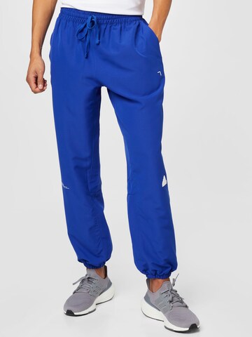 ADIDAS SPORTSWEAR Zwężany krój Spodnie sportowe w kolorze niebieski: przód