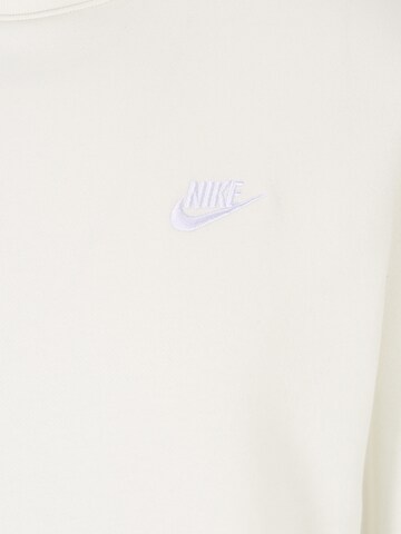 Nike Sportswear Regularny krój Bluzka sportowa 'Club Fleece' w kolorze beżowy