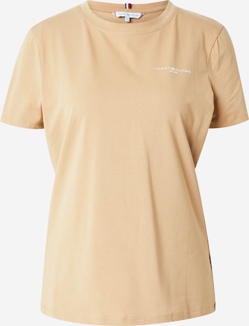 TOMMY HILFIGER - Camisa '1985' em bege: frente