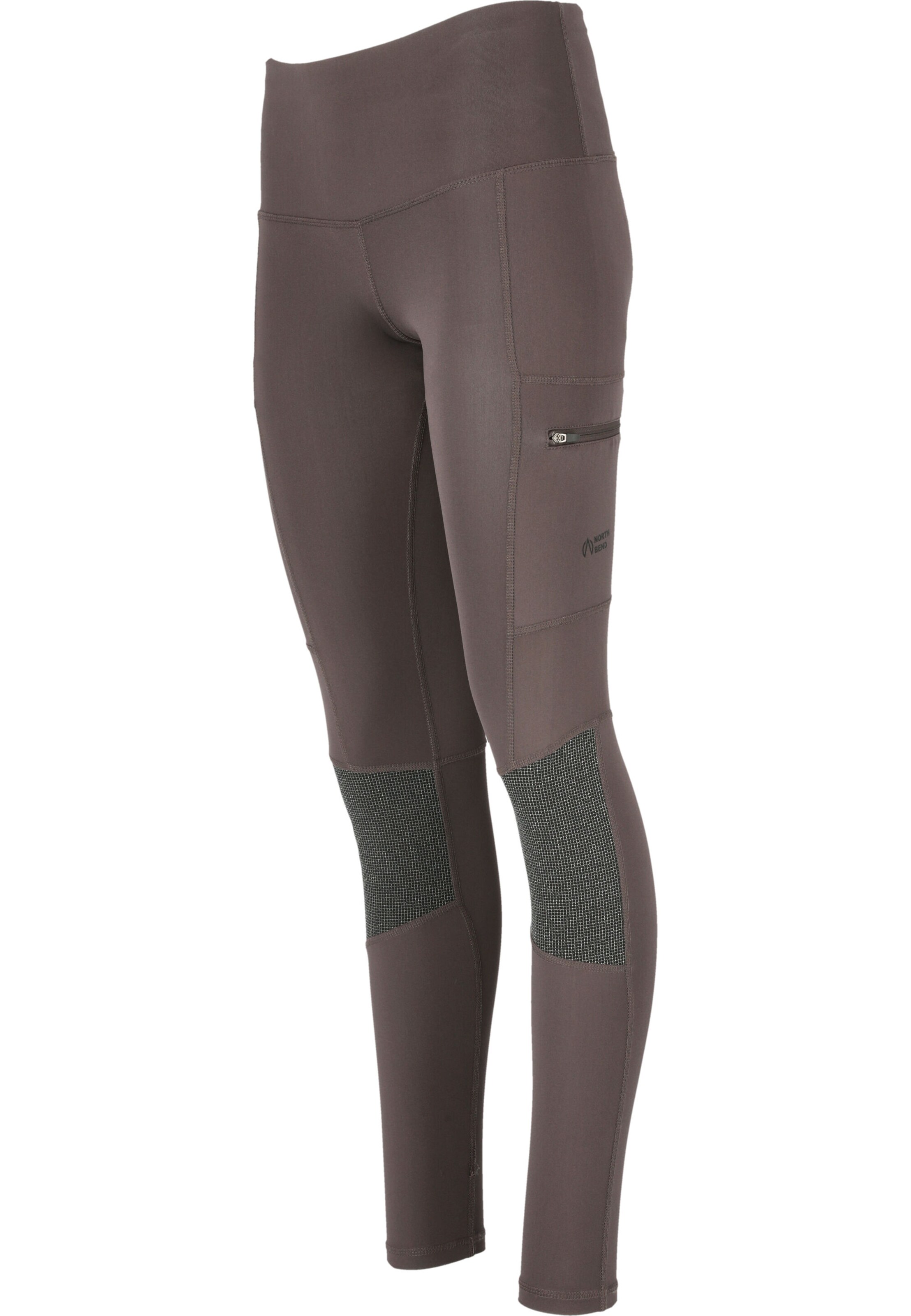 Whistler Regular Workout Pants 'Millie' in Brown