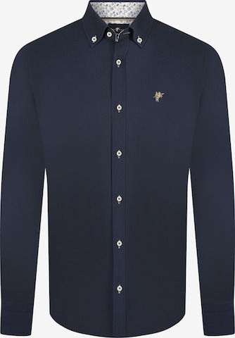 DENIM CULTURE Button Up Shirt 'Duncan' in Blue: front
