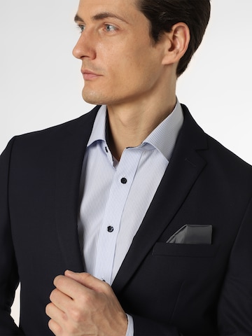 Coupe slim Veste de costume Finshley & Harding en bleu