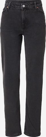 Monki Wide leg Jeans in Zwart: voorkant