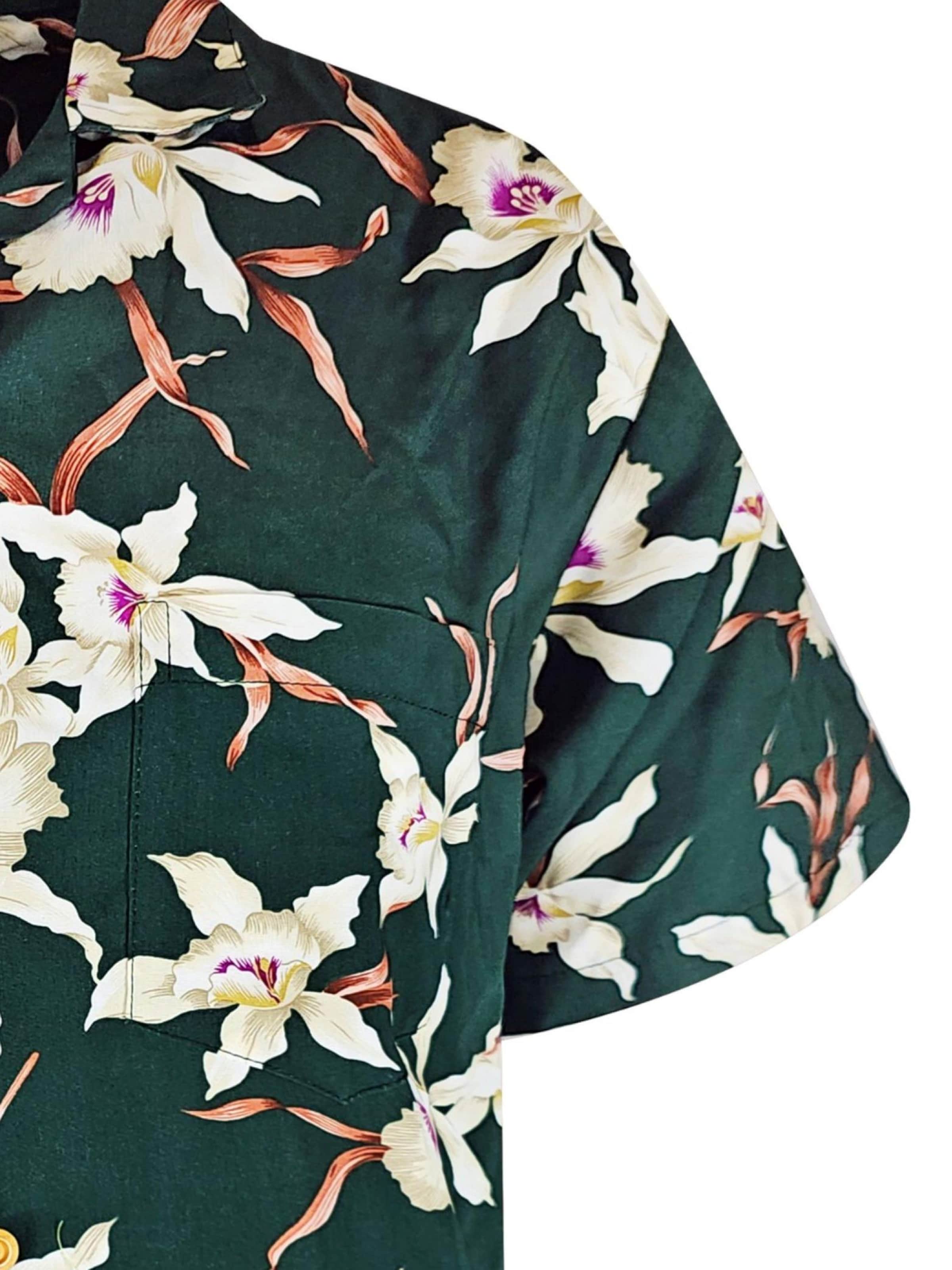 Regular fit Camicia 'Tom Selleck Rainforest' di Paradise Found in verde