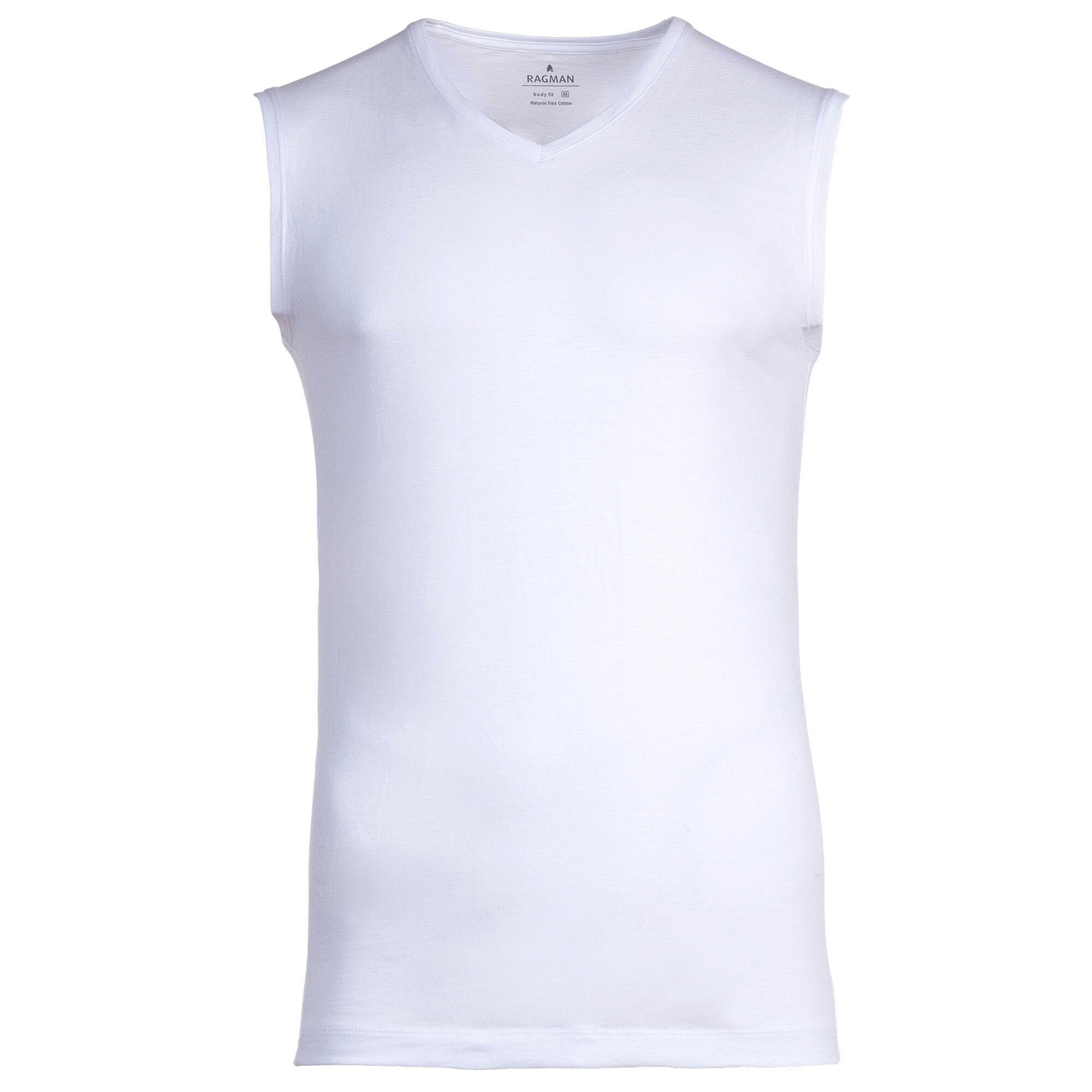Ragman Onderhemd in Wit