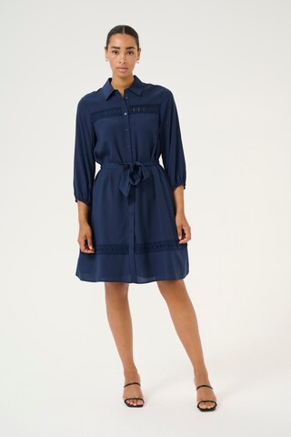 Kaffe Blousejurk 'Freya' in Blauw