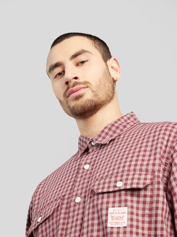 LEVI'S ® Regular Fit Hemd 'Classic Worker' in Rot