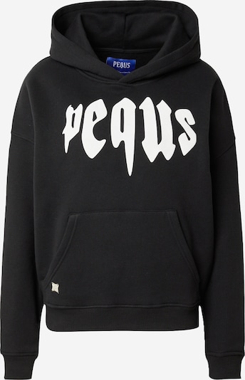 Pequs Sweatshirt i svart / vit, Produktvy