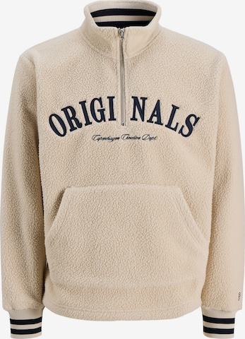JACK & JONES Sweater 'JORFREDERIKSBERG' in Beige: front