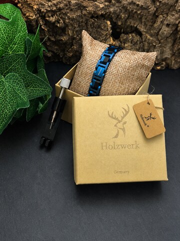 Braccialetto 'WEITSEE' di Holzwerk in blu