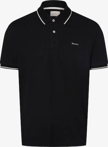 GANT - Camiseta 'Rugger' en negro: frente