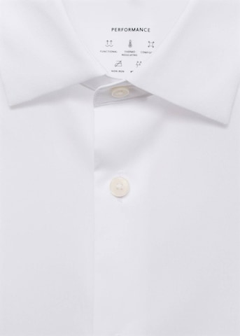 MANGO MAN Regular fit Button Up Shirt 'Palmar' in White