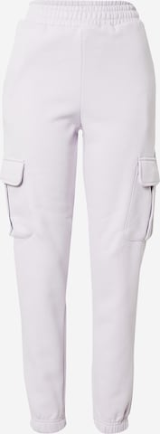 Urban Classics Tapered Cargobroek in Lila: voorkant