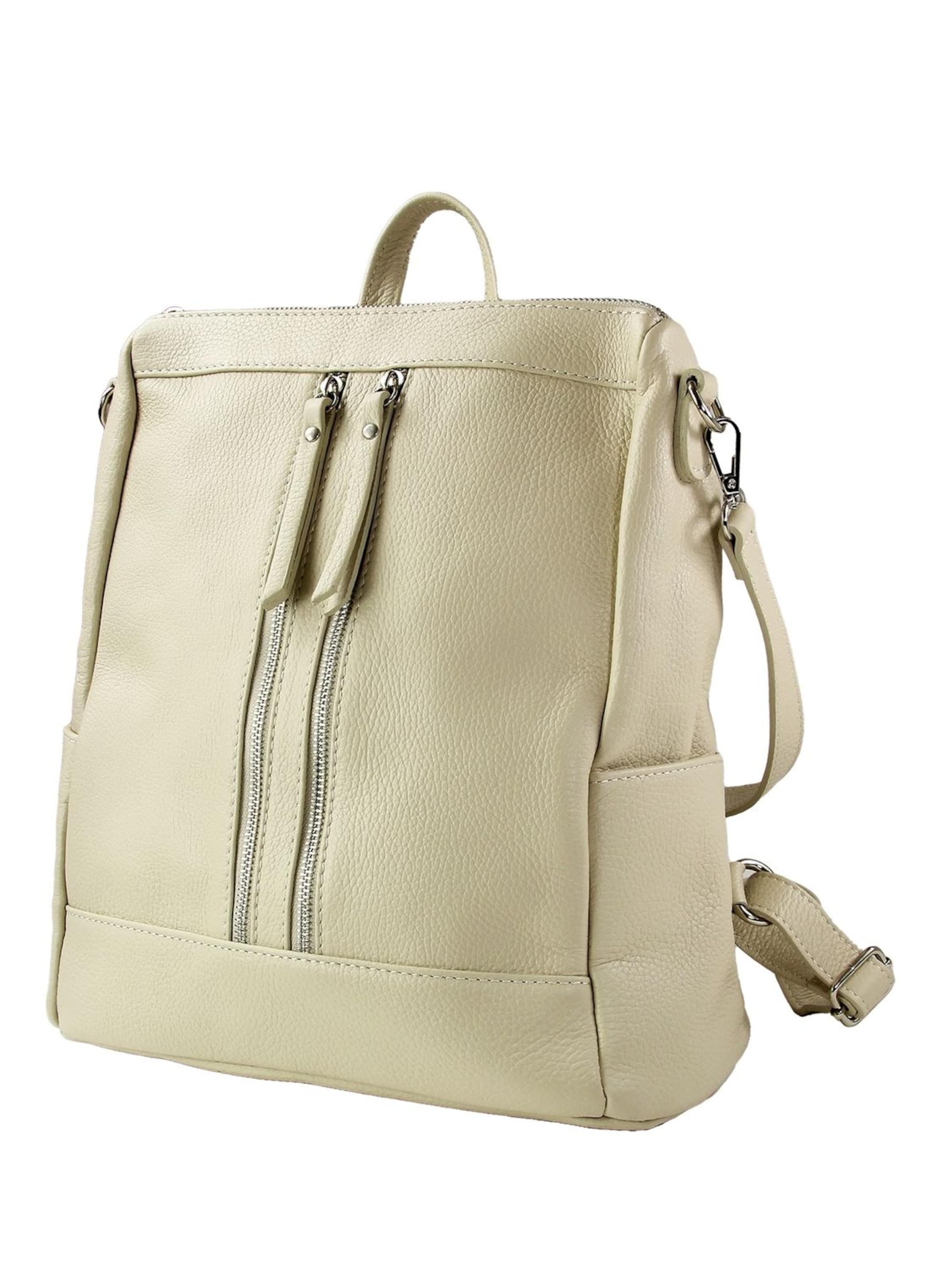 Sac à dos Toscanto en beige : devant