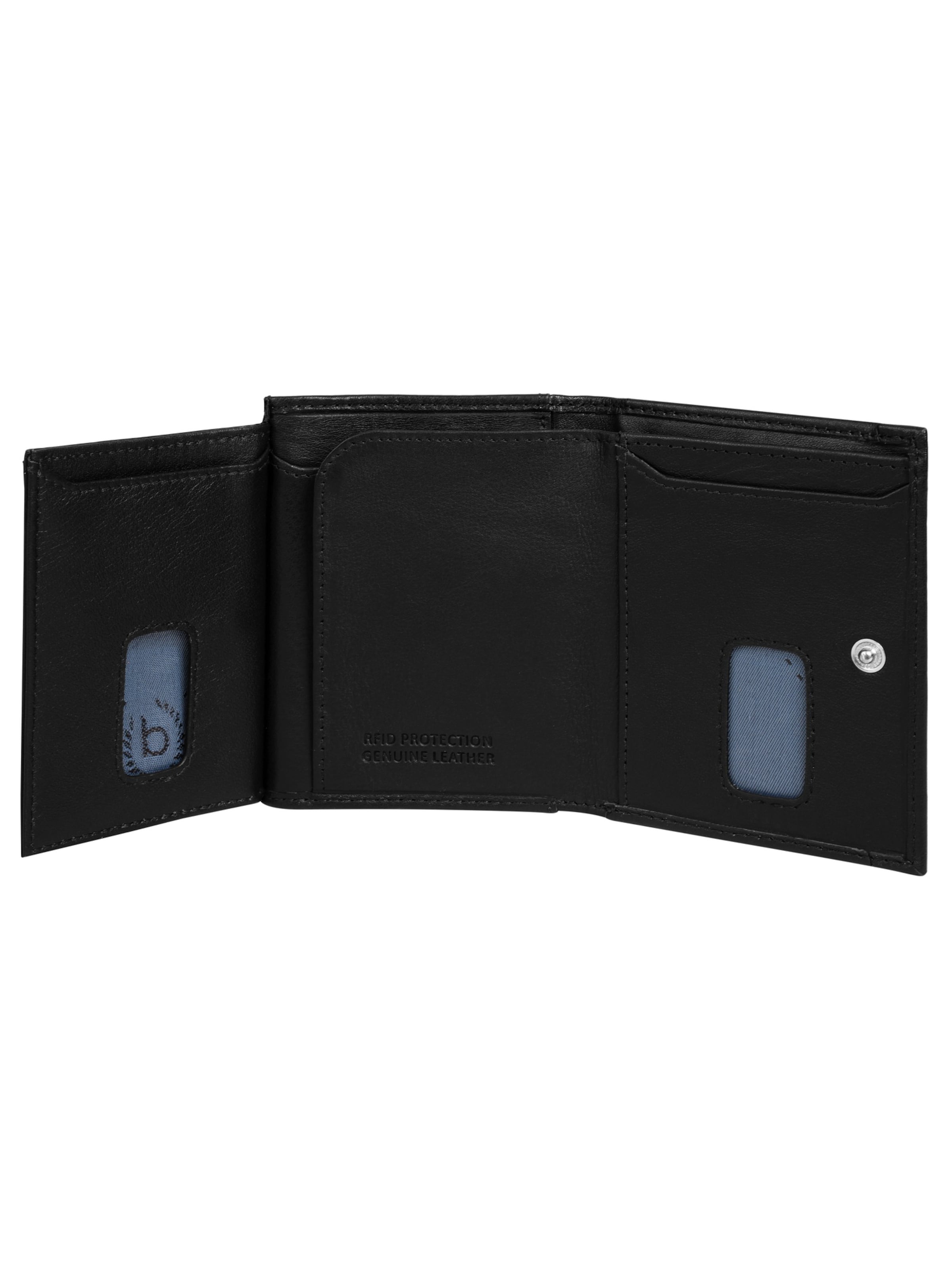 bugatti Wallet 'bugatti Geldbörse SECURE SLIM' in Black