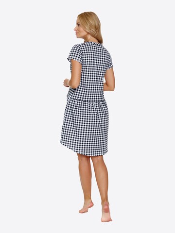 Doctor nap Nachthemd in Schwarz