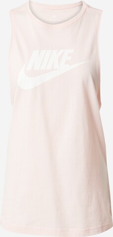 Nike Sportswear Top in Pink: front