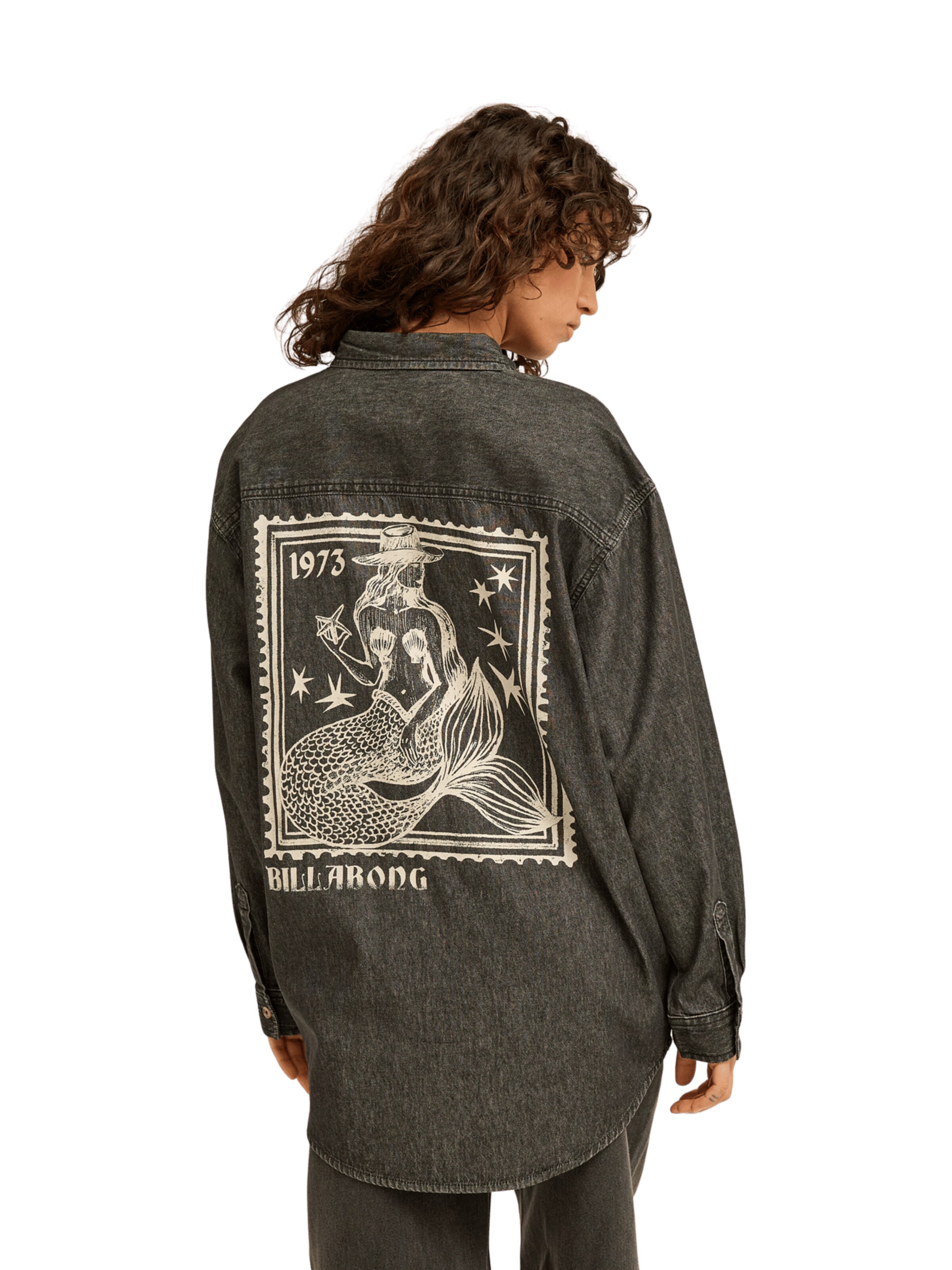 BILLABONG Bluse in Schwarz: Vorderseite