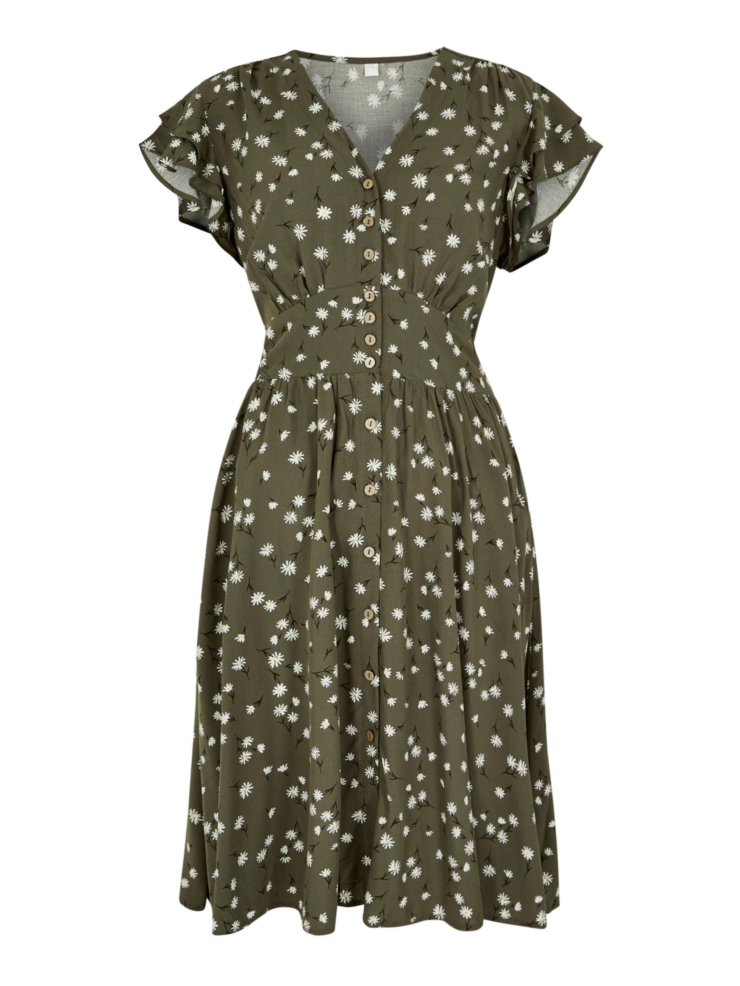 Apricot Robe ' ' en kaki, Vue avec produit