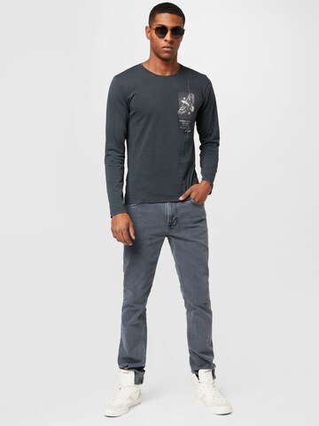 Key Largo Shirt 'Enemies' in Black