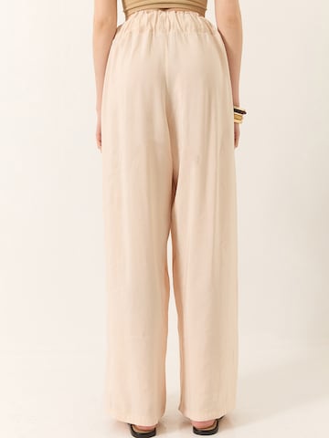 Bianco LucciLoosefit Hlače - bež boja