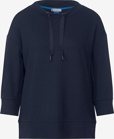 STREET ONE Sweatshirt in nachtblau, Produktansicht